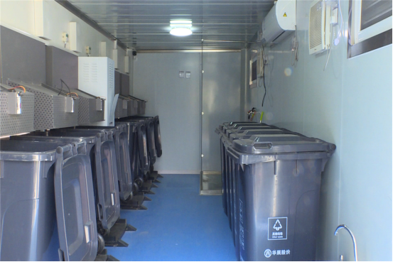 華展貓先生，智能垃圾分類房，垃圾分類收集點(diǎn)，垃圾房?jī)?nèi)部