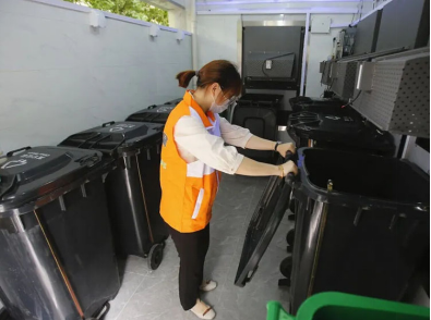 貓先生，智能垃圾分類設(shè)備，垃圾房廠家，定時定點(diǎn)垃圾收集點(diǎn)