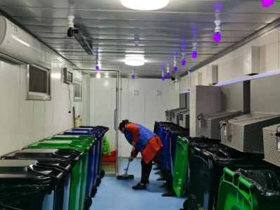 貓先生智能垃圾房，社區垃圾分類站，小區垃圾集中投放點生產廠家