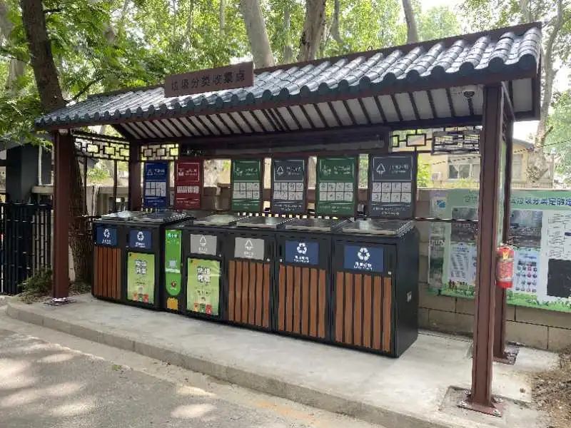 貓先生智能垃圾分類亭，定時定點垃圾收集點 ，垃圾亭生產(chǎn)廠家