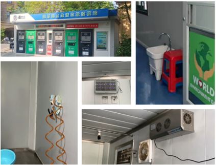 江蘇智能分類垃圾房，清潔小屋，垃圾分類收集站生產廠家