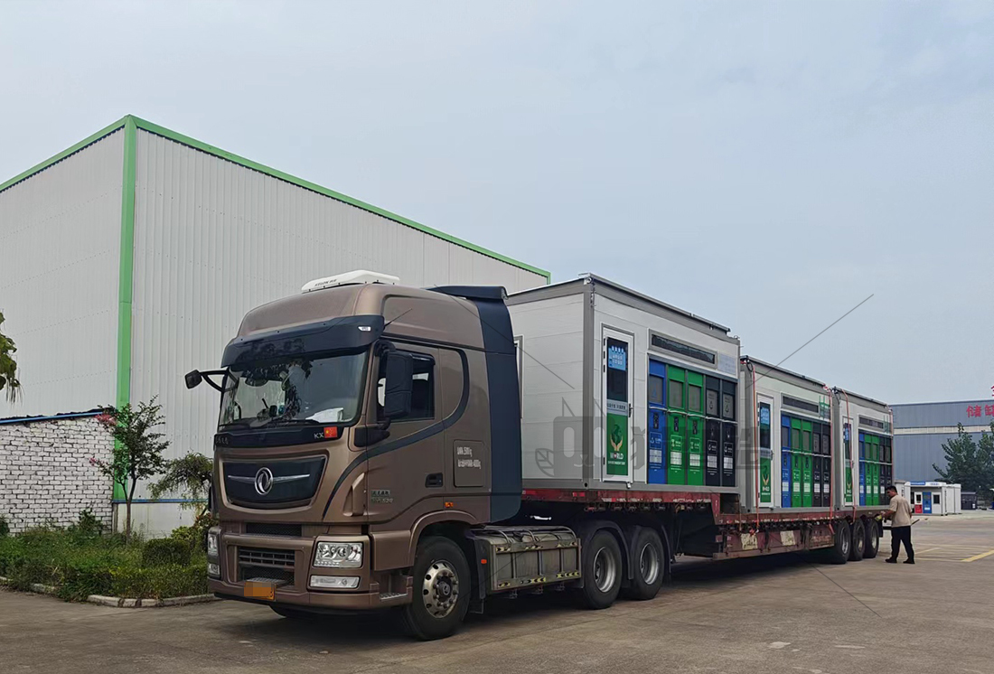 甘肅智能分類垃圾房，清潔小屋，垃圾分類收集站生產(chǎn)廠家